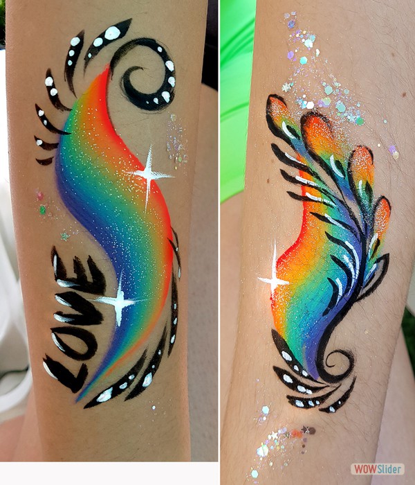 Pride Parade Arm Designs